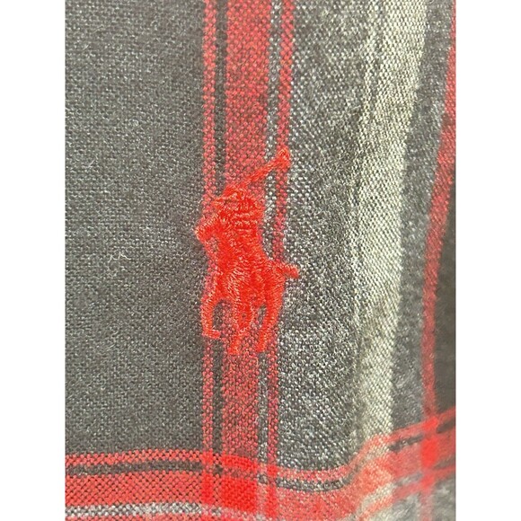 Ralph Lauren Mens XL Red Checkered Button Down Long Sleeve Shirt Schacket BNWOT - Picture 8 of 11